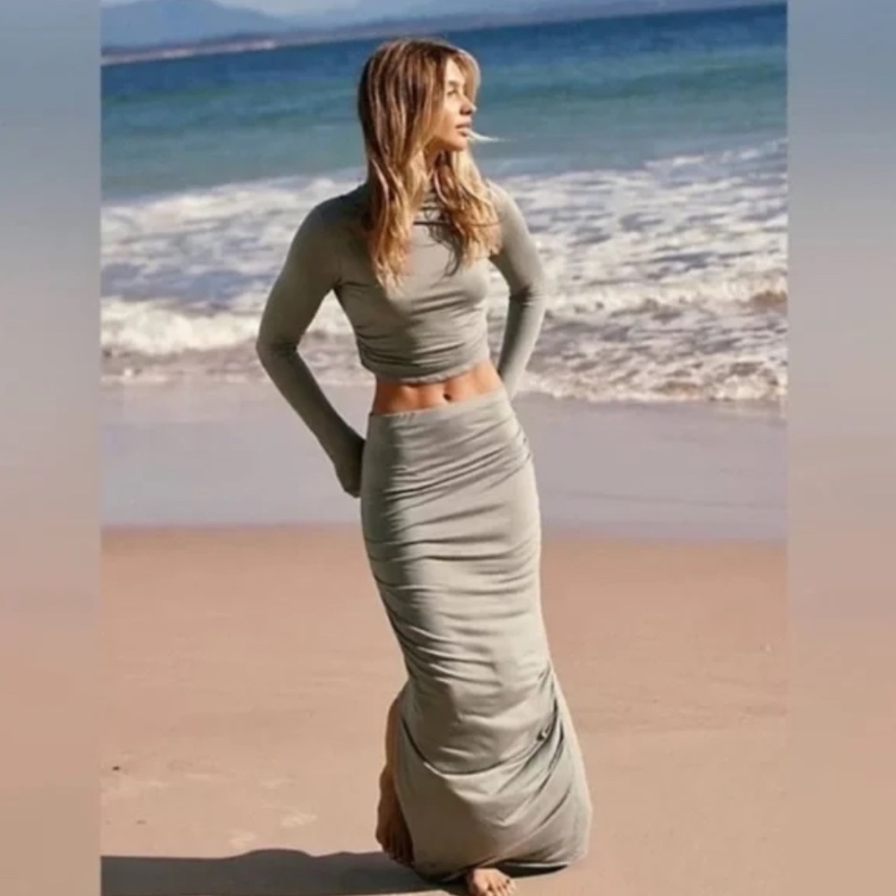 Free People Backless Two Piece Beach Dress - Picture 3 of 3